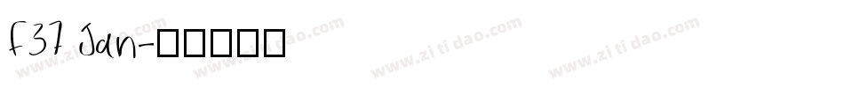 F37 Jan字体转换